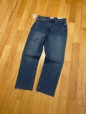 SLANE Unpublished Blue Denim Jeans with Contrast Stitching